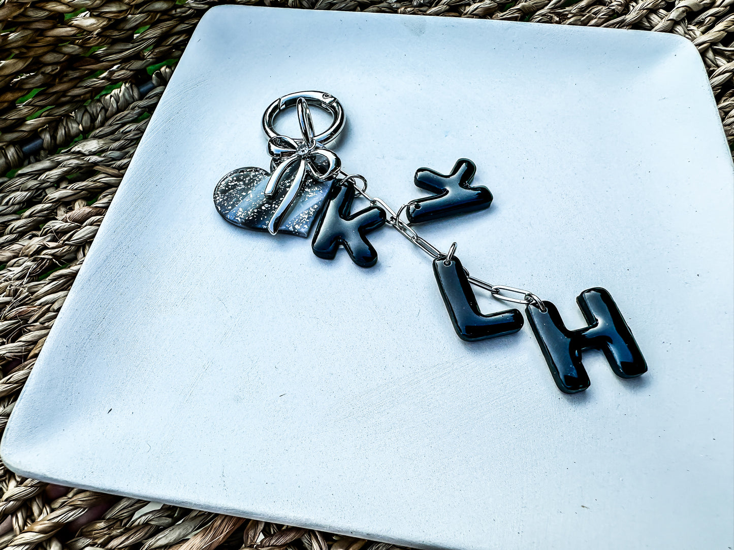 Enchanted Custom Initial Keychain