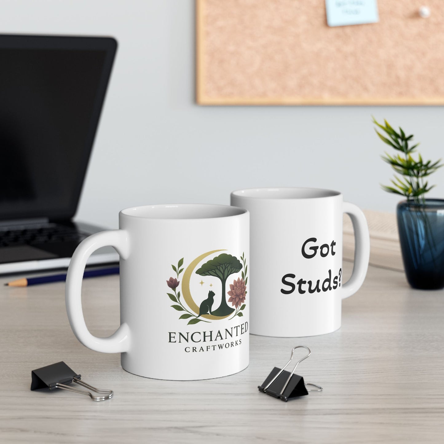 Ceramic Coffee Mug - Enchanted Gardens Design - Ideal Gift for Plant Lovers, Birthdays, Housewarming, Home Decor, Tea Lovers