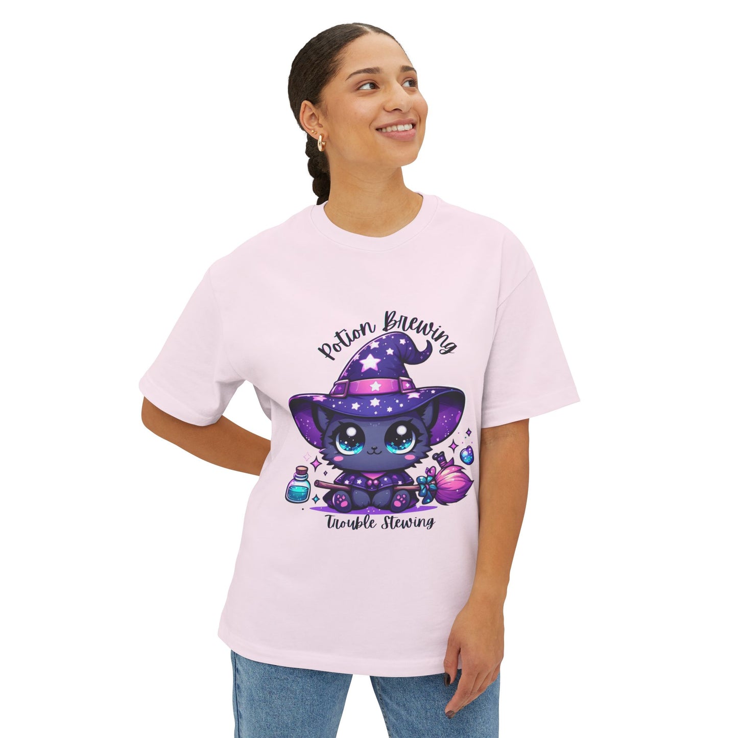 Magical Witchy Tee, Cute Potion Brewing T-Shirt, Unisex Witch Shirt, Fun Fantasy Top, Halloween Gift, Cosplay Apparel