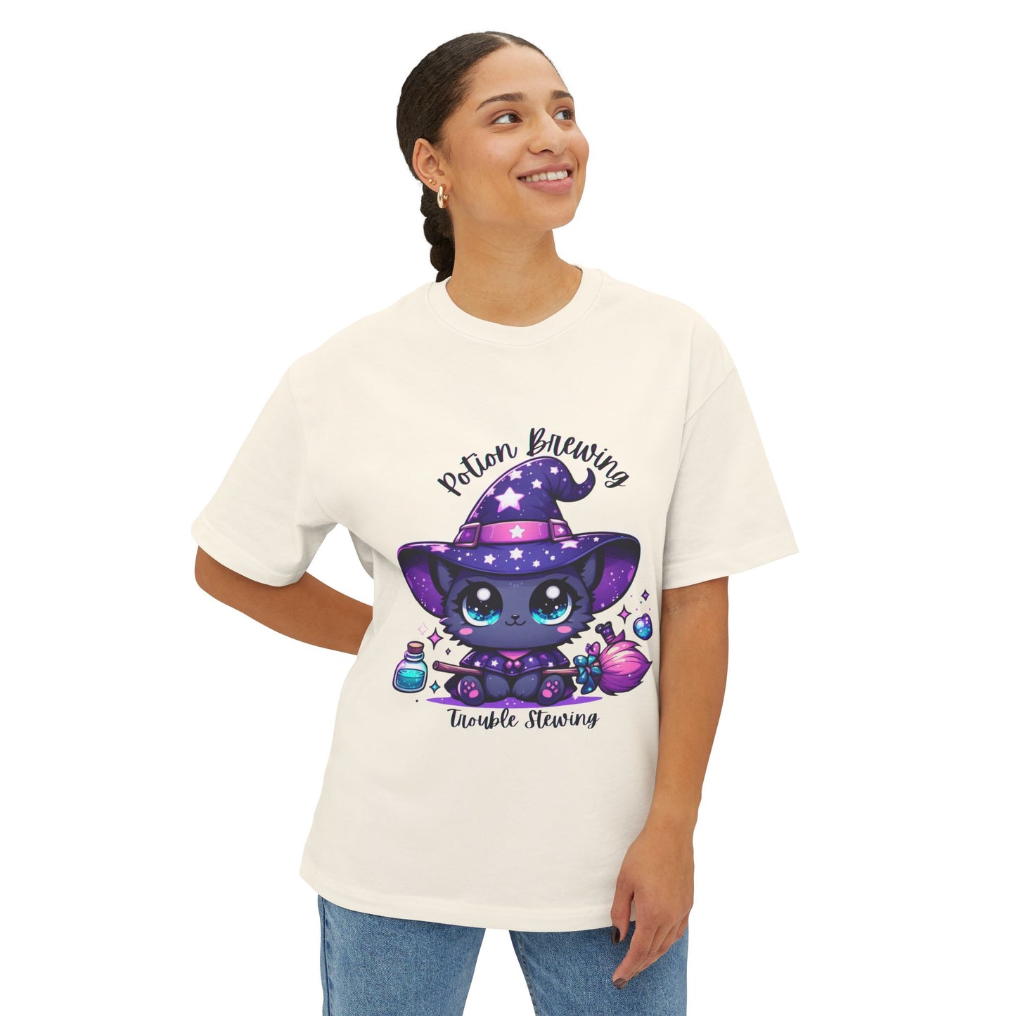 Magical Witchy Tee, Cute Potion Brewing T-Shirt, Unisex Witch Shirt, Fun Fantasy Top, Halloween Gift, Cosplay Apparel