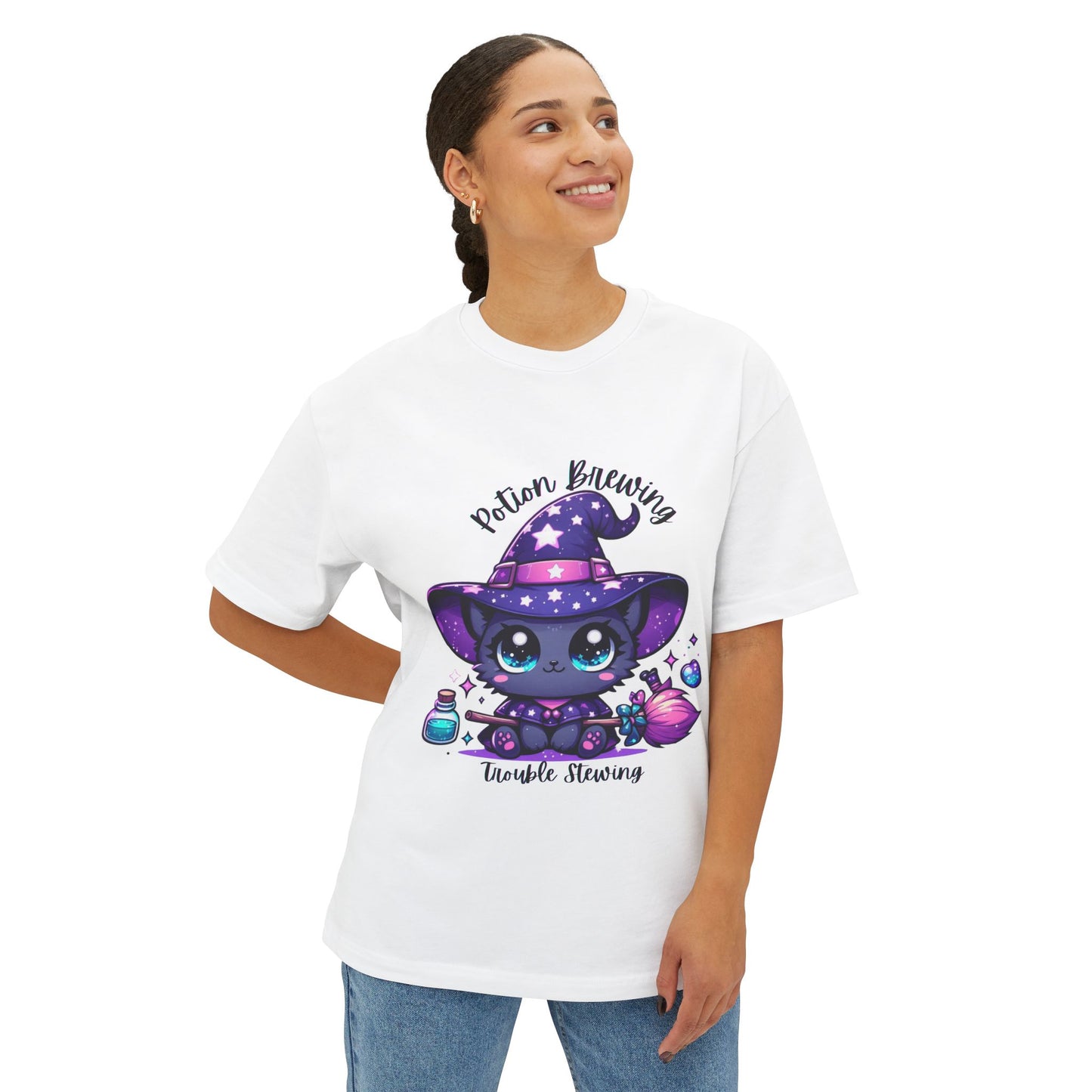 Magical Witchy Tee, Cute Potion Brewing T-Shirt, Unisex Witch Shirt, Fun Fantasy Top, Halloween Gift, Cosplay Apparel