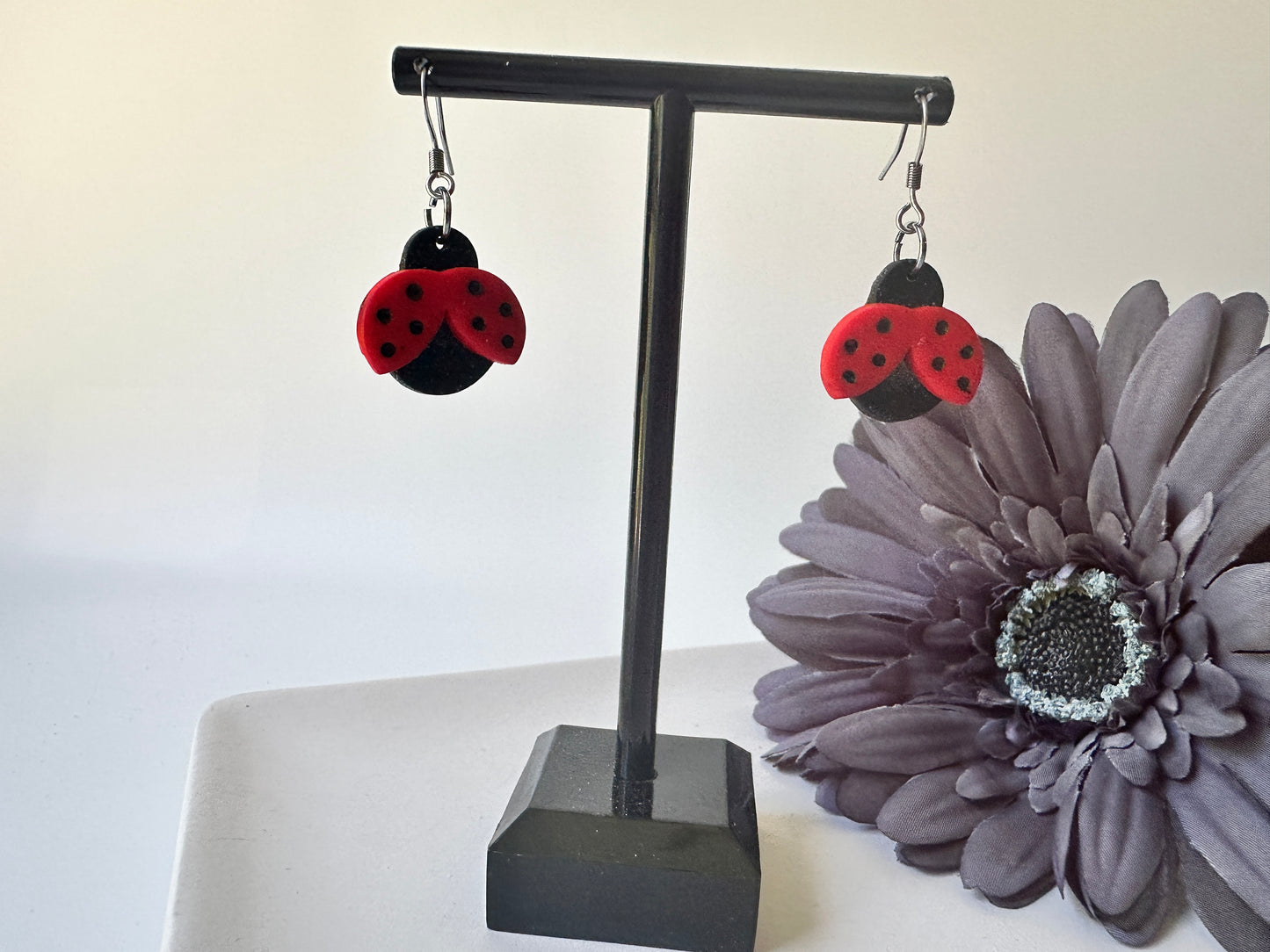 Enchanted Ladybug Dangles