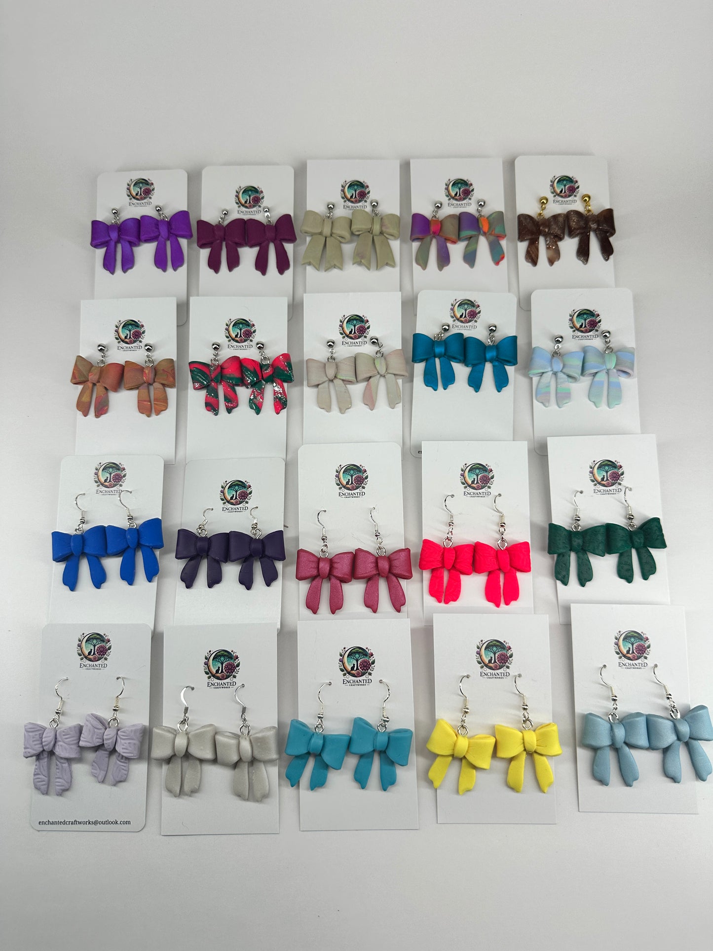 Handcrafted Bow Dangles