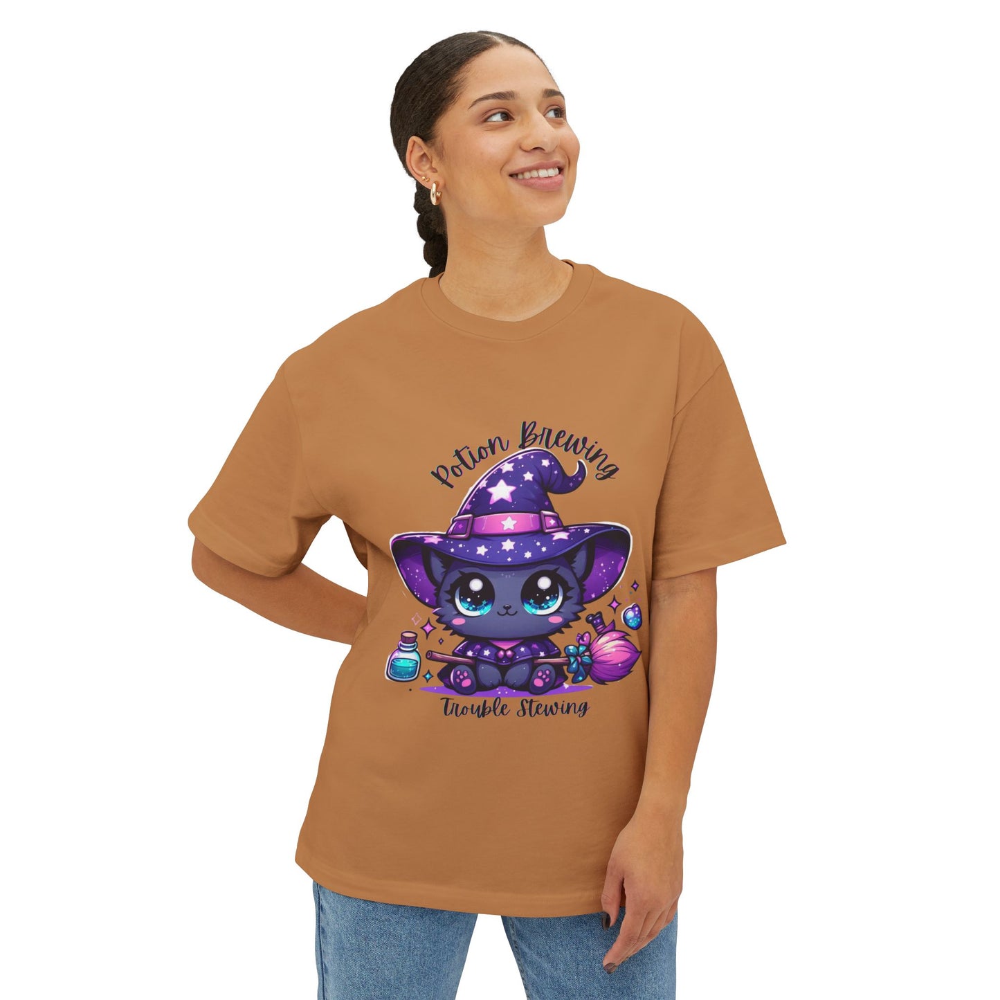 Magical Witchy Tee, Cute Potion Brewing T-Shirt, Unisex Witch Shirt, Fun Fantasy Top, Halloween Gift, Cosplay Apparel