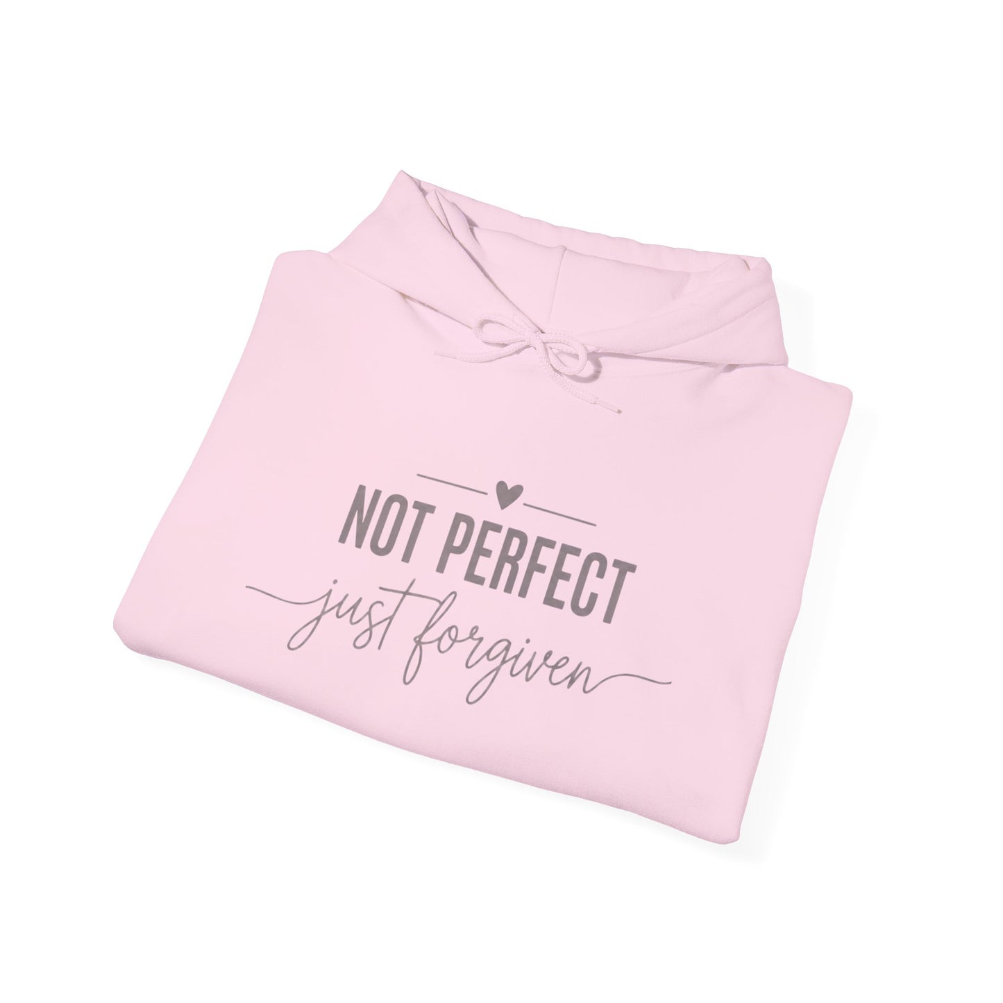 "Not Perfect, Just Forgiven” Hoodie – Cozy Faith-Inspired Comfort Wear
