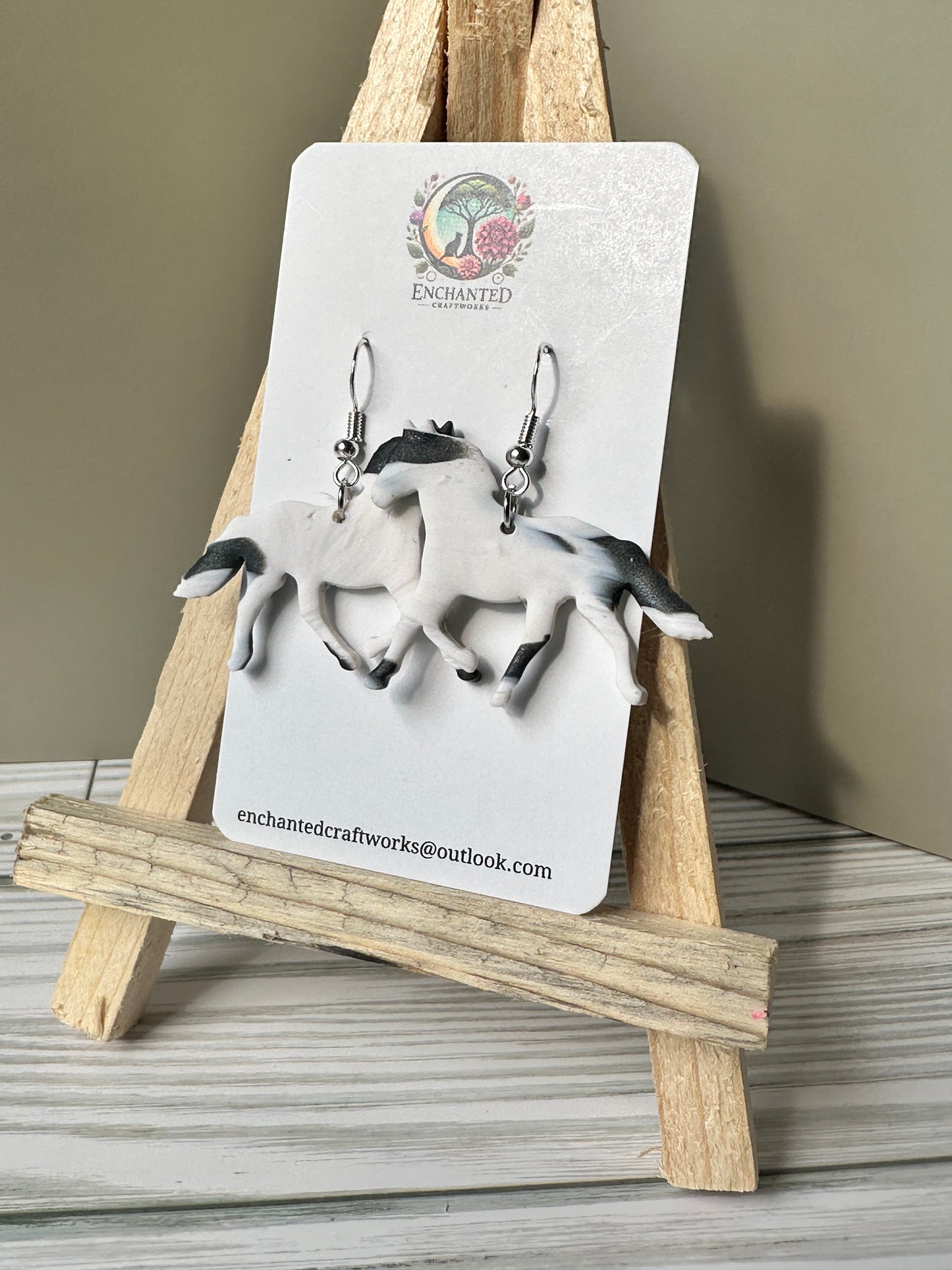 Wild Spirit Dangles – Running Horse Earrings
