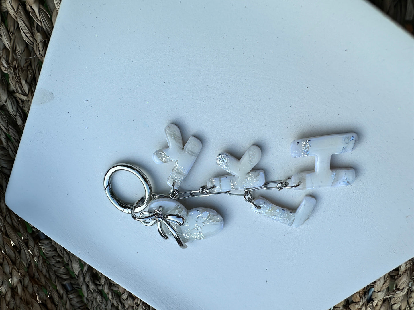 Enchanted Custom Initial Keychain