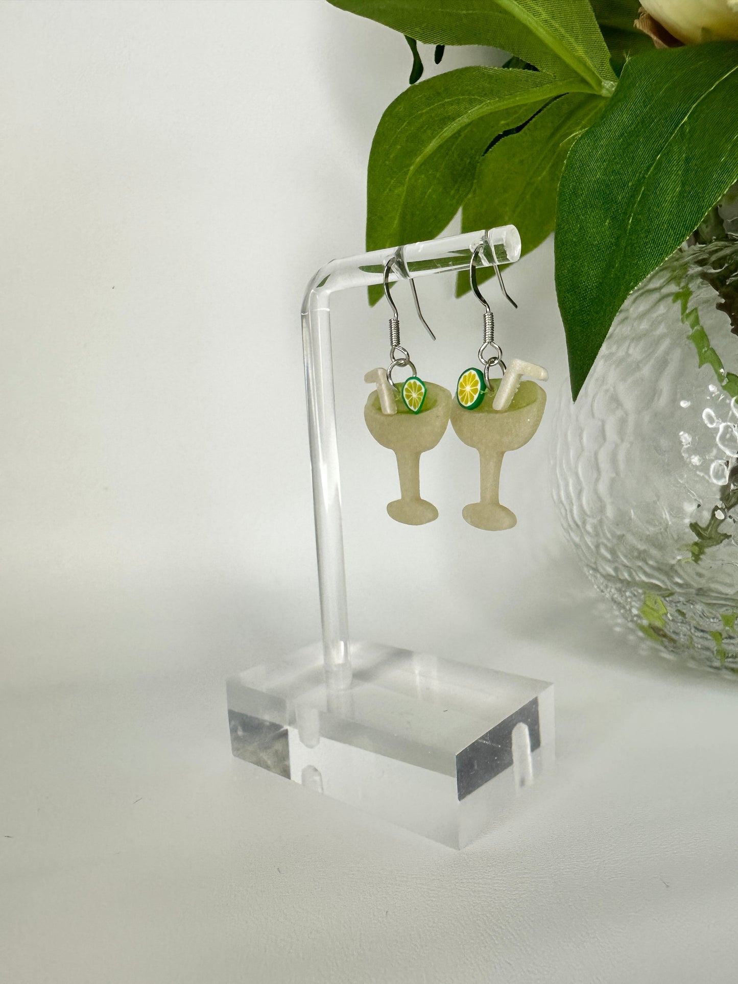 Enchanted Margarita Dangles - Polymer Clay Earrings