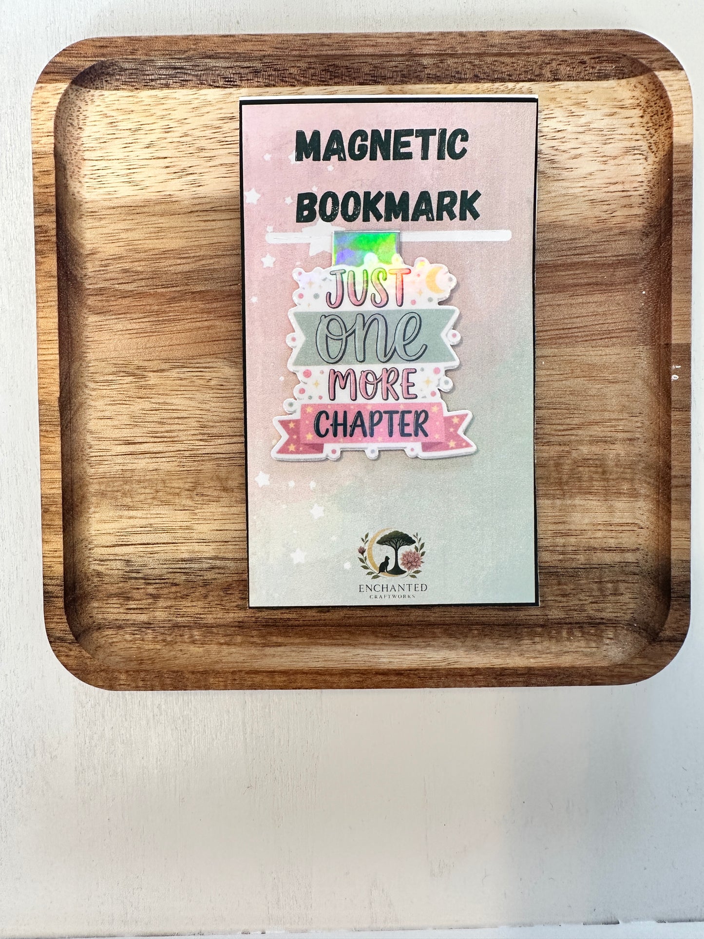 Just One More Chapter – Magnetic Bookmark