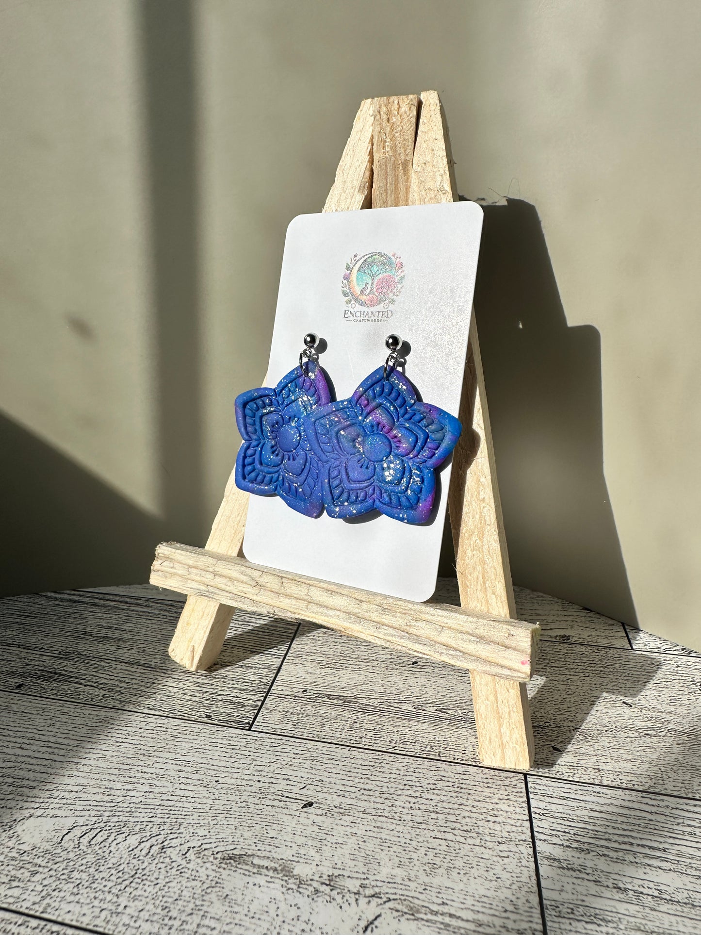 Enchanted Star Flower Dangle Earrings