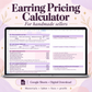 Earring Pricing Calculator — Google Sheets Template