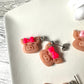 Enchanted Piglets | Pig | Farm Animal Polymer Clay Dangle Earrings