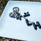 Enchanted Custom Initial Keychain