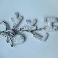 Enchanted Custom Initial Keychain