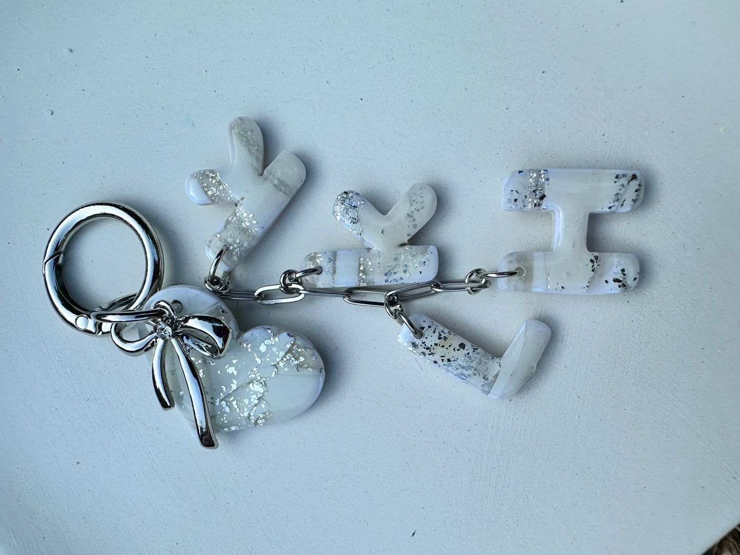 Enchanted Custom Initial Keychain