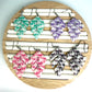 Enchanted Bow Leaf Trio Cascade Dangles