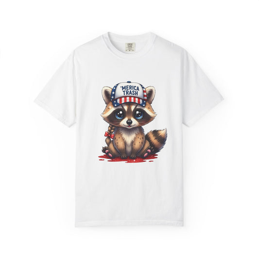 Cute Puppy Graphic T-Shirt — Adorable Dog Wearing ‘FERAL’ Cap