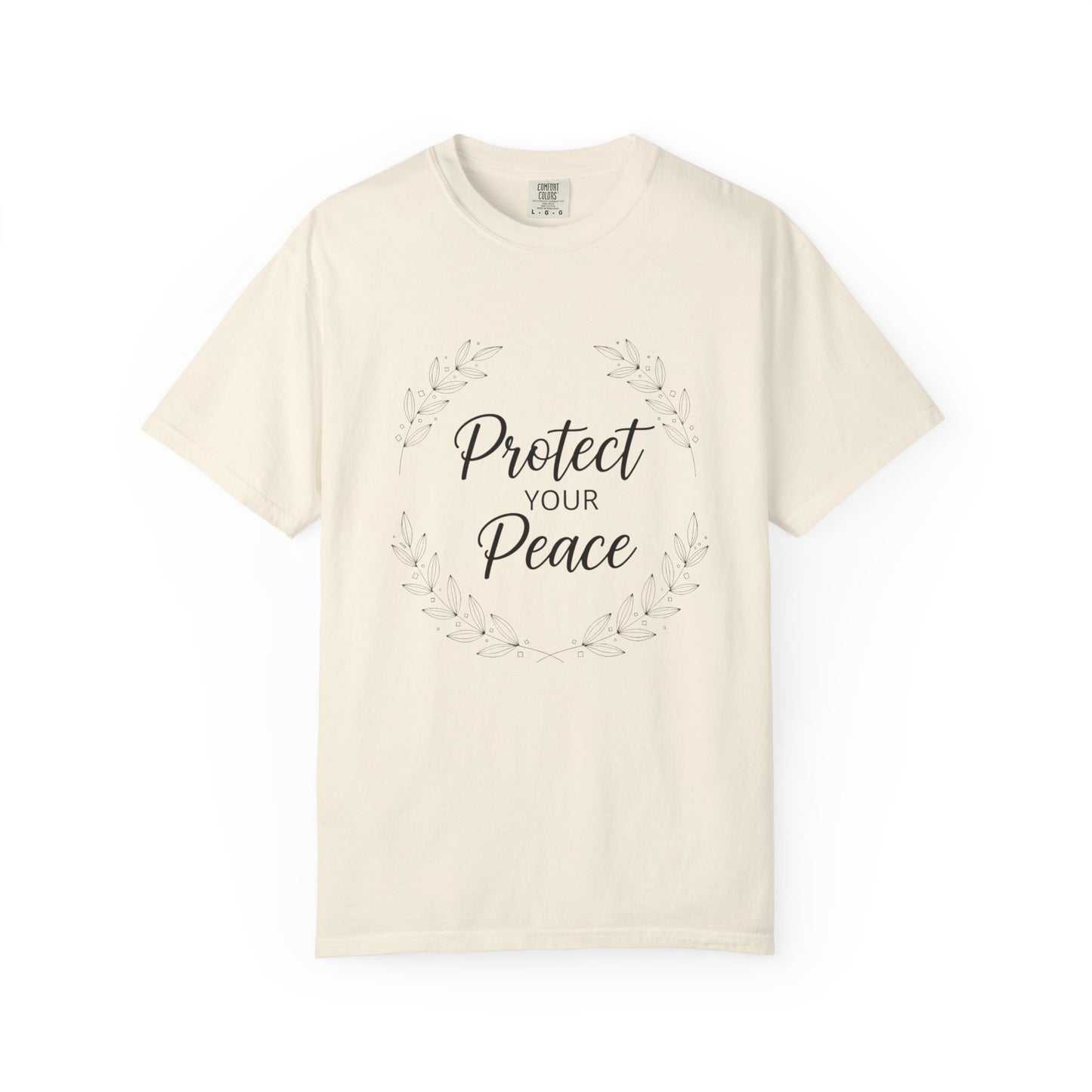 Protect Your Peace T-Shirt — Inspirational Floral Graphic Tee