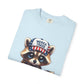 Cute Puppy Graphic T-Shirt — Adorable Dog Wearing ‘FERAL’ Cap