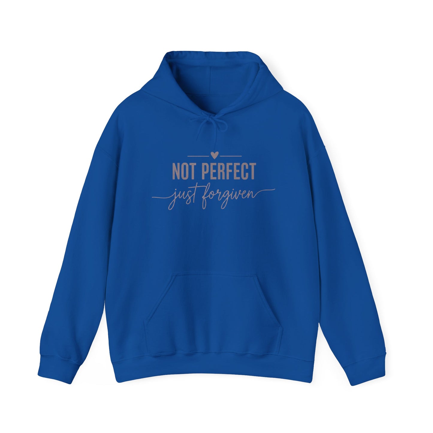 "Not Perfect, Just Forgiven” Hoodie – Cozy Faith-Inspired Comfort Wear