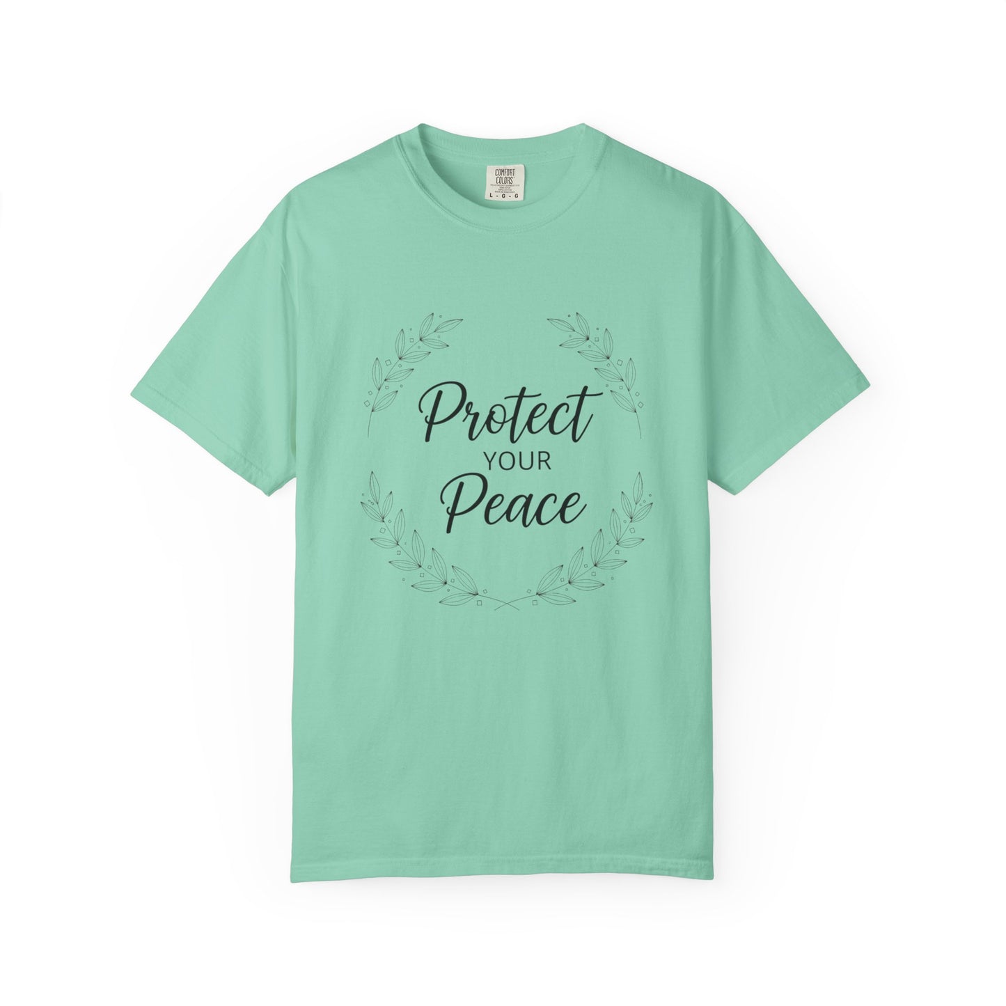 Protect Your Peace T-Shirt — Inspirational Floral Graphic Tee
