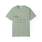 T-Shirt — "Discernment Over Distraction" Cross Graphic Spiritual Tee