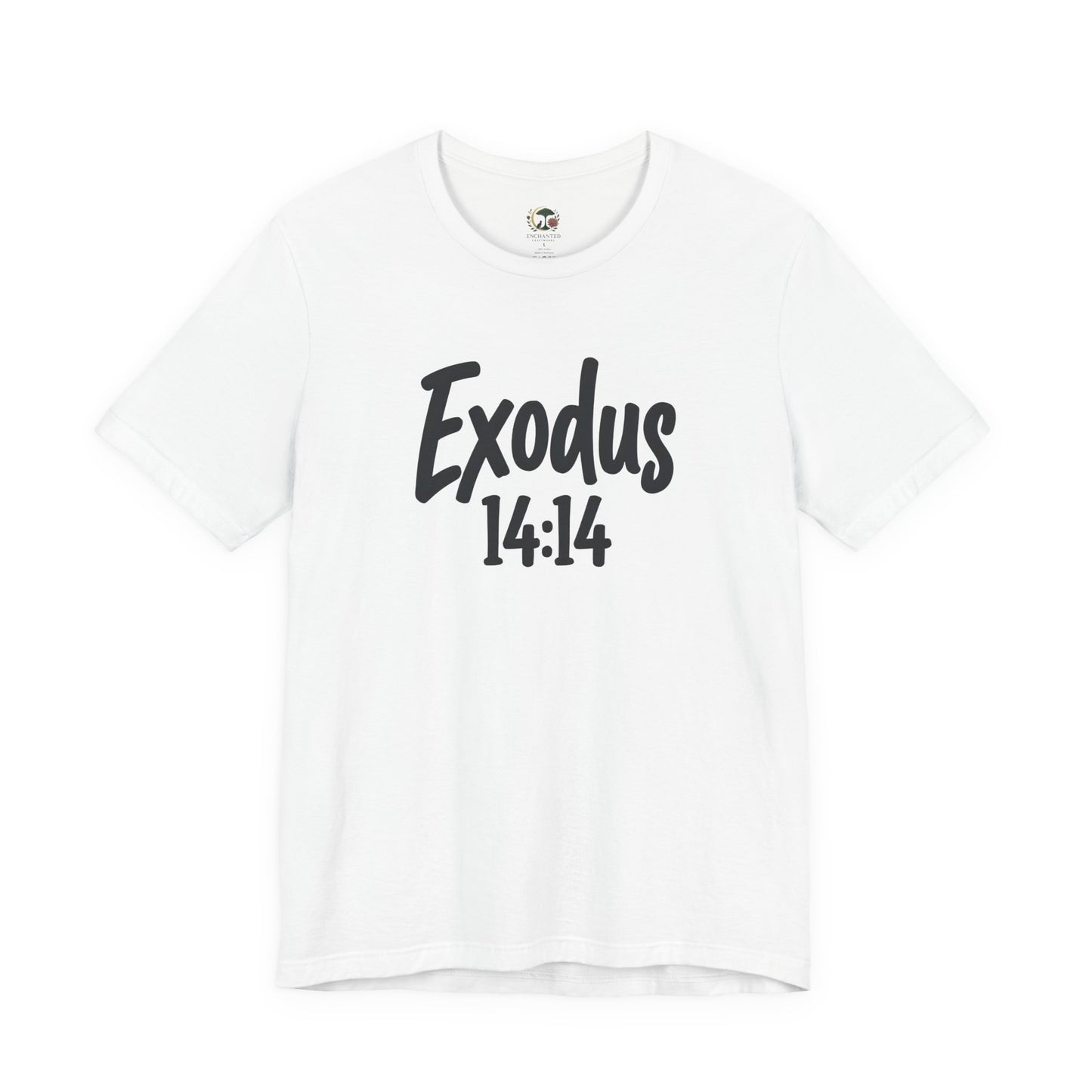 Exodus 14:14 Christian T-Shirt — Faith Scripture Tee