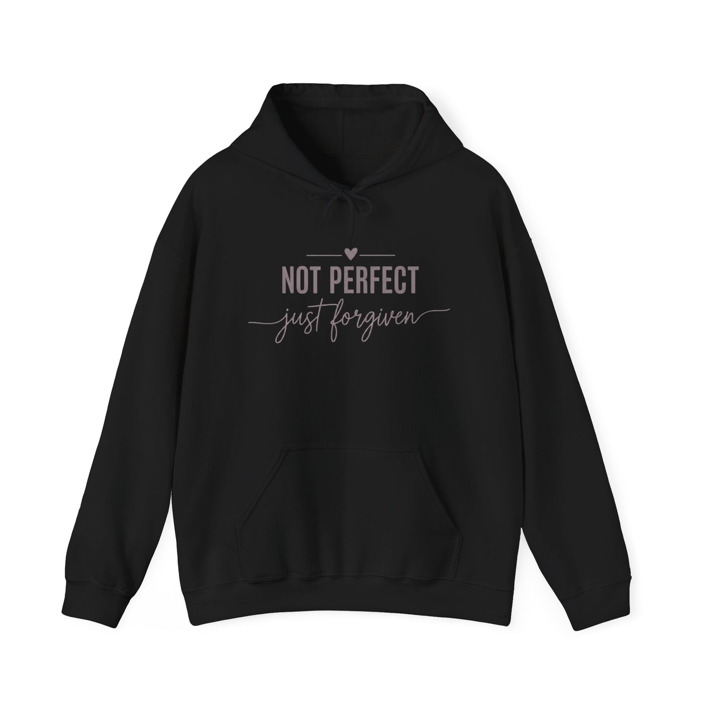 "Not Perfect, Just Forgiven” Hoodie – Cozy Faith-Inspired Comfort Wear