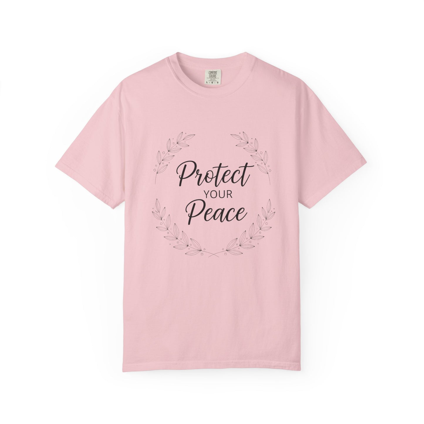 Protect Your Peace T-Shirt — Inspirational Floral Graphic Tee
