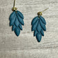 Enchanted Falling Leaves Charm Polymer Clay Dangle Earrings