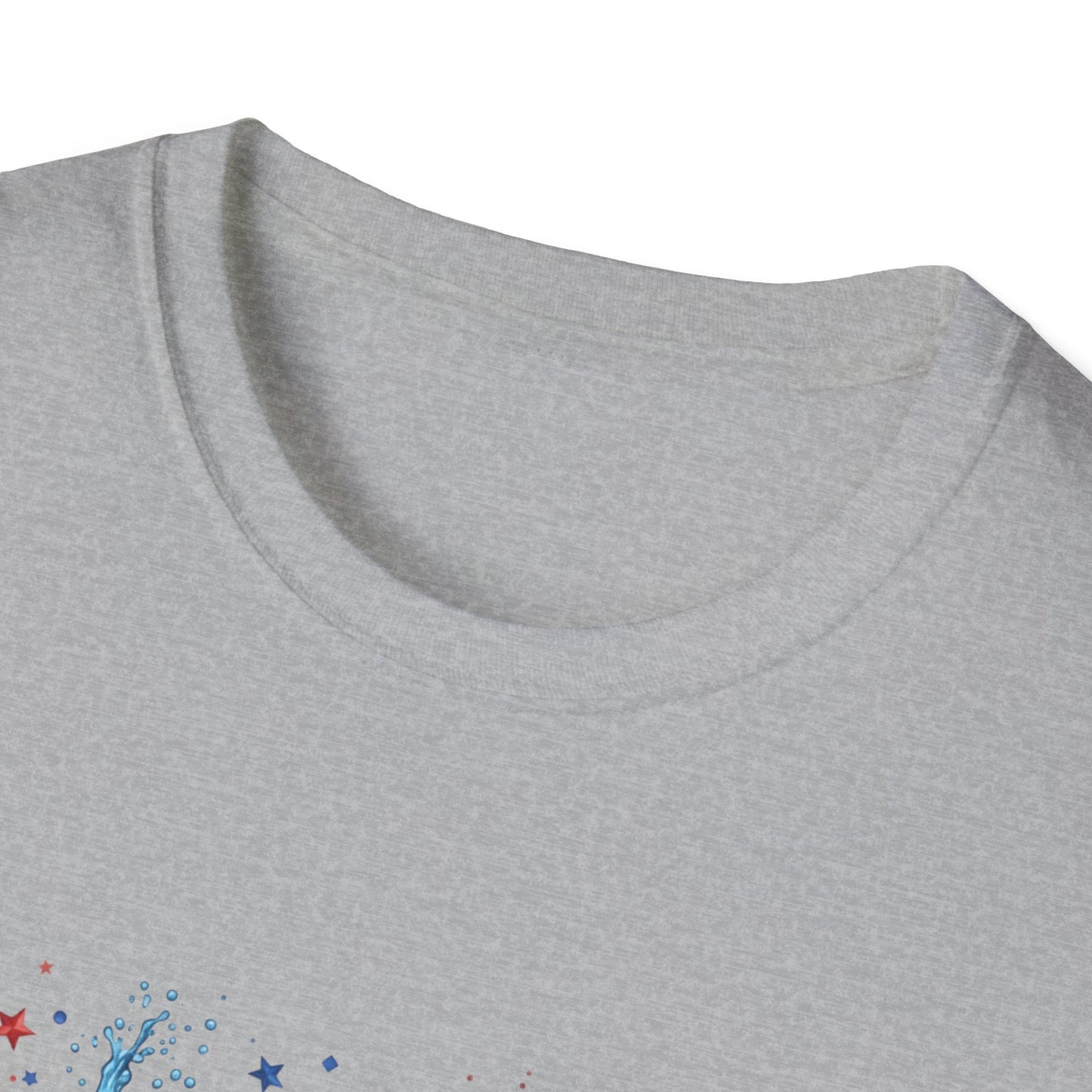 Patriotic Wine Glasses T-Shirt – Fourth of July Red White & Blue Wine Tee
