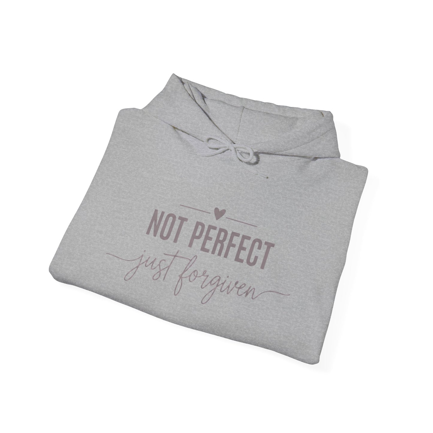 "Not Perfect, Just Forgiven” Hoodie – Cozy Faith-Inspired Comfort Wear