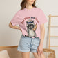 Patriotic Raccoon T-Shirt — "Red White and Feral" Hot Dog Design