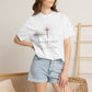 T-Shirt — "Discernment Over Distraction" Cross Graphic Spiritual Tee