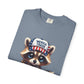 Cute Puppy Graphic T-Shirt — Adorable Dog Wearing ‘FERAL’ Cap