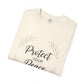 Protect Your Peace T-Shirt — Inspirational Floral Graphic Tee