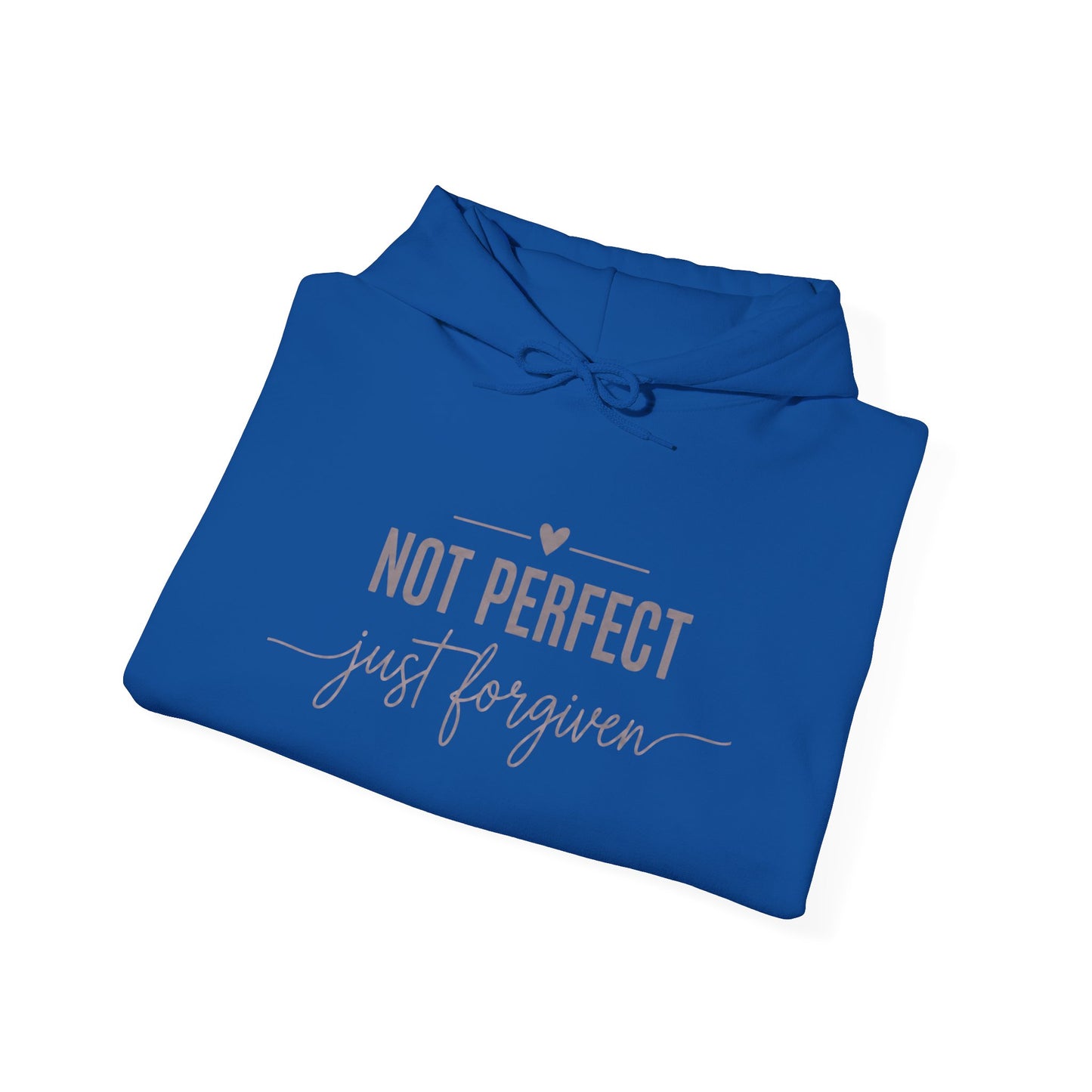 "Not Perfect, Just Forgiven” Hoodie – Cozy Faith-Inspired Comfort Wear