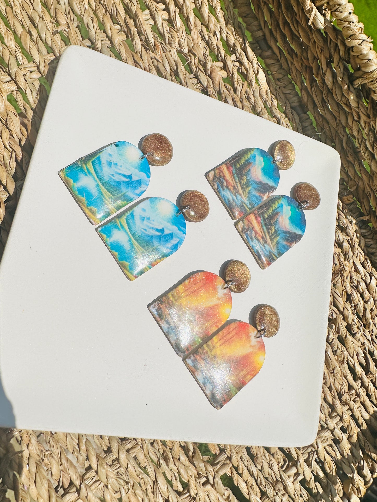 Custom Photo Polymer Clay Accessories