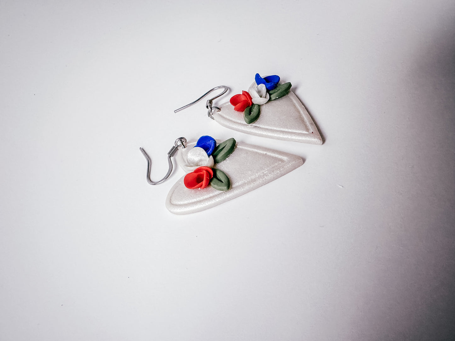Heartfelt Blooms Polymer Clay Dangles