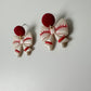 Enchanted Sideline Sports Bows – Polymer Clay Dangle Earrings | Baseball | Basketball | Volleyball | Soccer | Football | Tennis | Golf