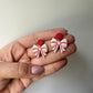 Enchanted Sideline Sports Bows – Polymer Clay Dangle Earrings | Baseball | Basketball | Volleyball | Soccer | Football | Tennis | Golf