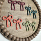 Whimsical Ribbon Rope Polymer Clay Dangle Earrings