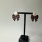 Enchanted Sideline Sports Bows – Polymer Clay Dangle Earrings | Baseball | Basketball | Volleyball | Soccer | Football | Tennis | Golf