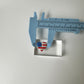 Patriotic Heart Earrings – Polymer Clay