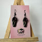 Enchanted Coffin Earrings – Dark Elegance with a Floral Twist