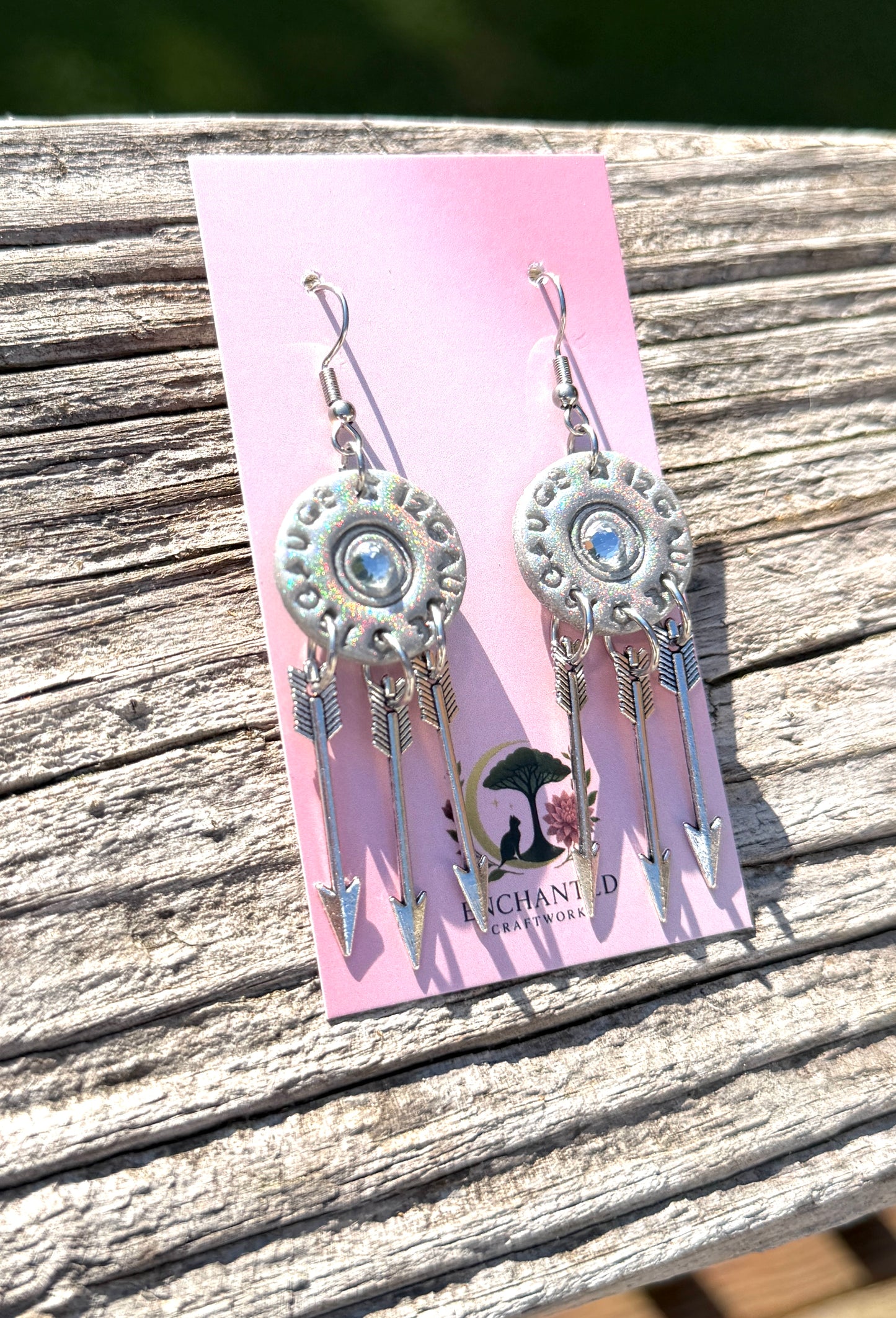 12 Gauge Shell Arrow Dangle Earrings, Western Boho Earrings, Shot Shell Jewelry, Cowgirl Arrow Earrings, Rustic Gift