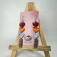 Back to school Heart Stack | Teacher Polymer  Clay Dangle Earrings