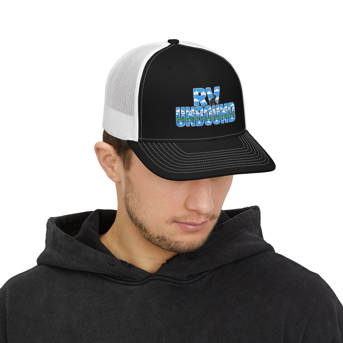 RV Unbound Floral Trucker Cap