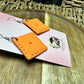 Cheddar Cracker | Polymer Clay Food Dangle Earrings