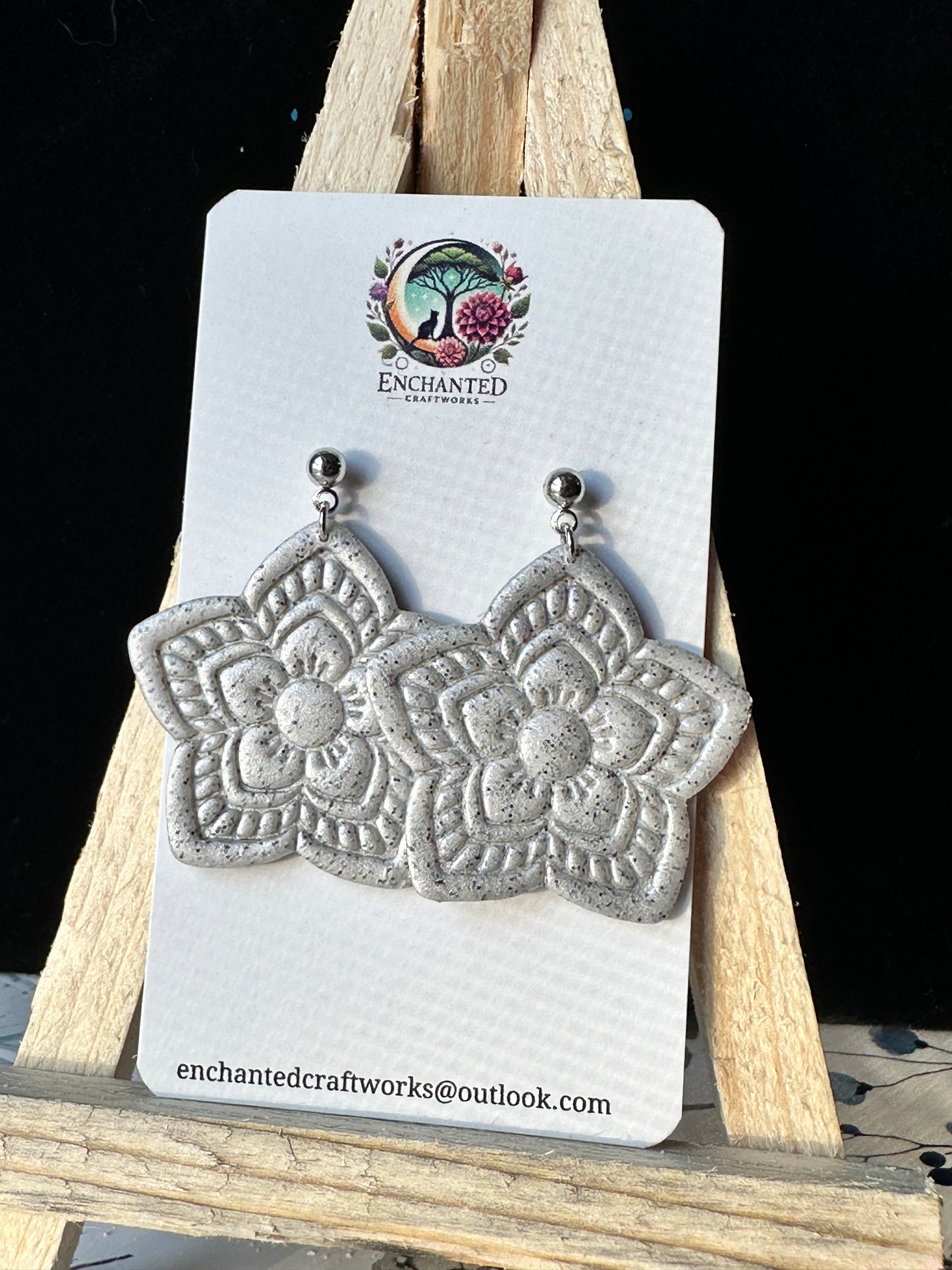 Enchanted Star Flower Dangle Earrings
